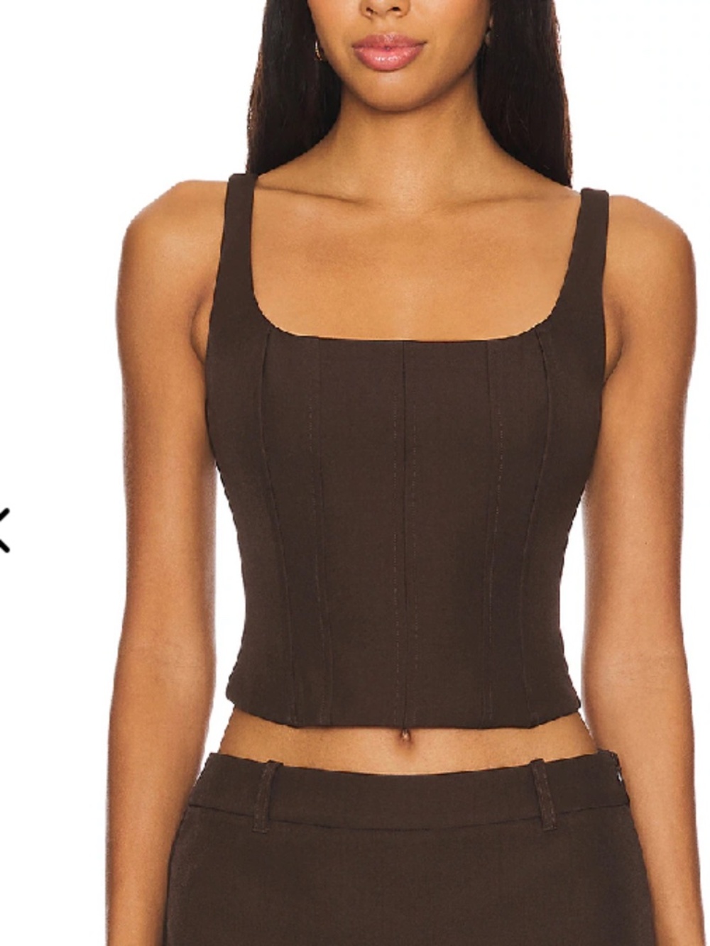Revolve Brown Serenity Top. Size M